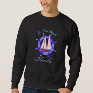 St Pete Beach Florida Sailboat Segelurlaub Na Sweatshirt