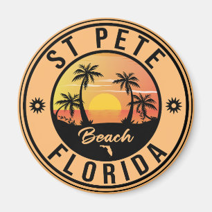 St Pete Beach Florida Souvenir Vintage Reisen Magnet