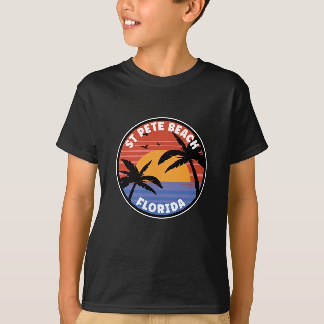 St Pete Beach Florida Sunset Paradise T-Shirt (Vorderseite)