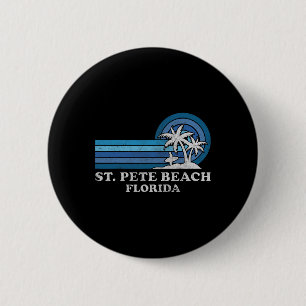 St. Pete Beach Florida Vintager Familienurlaub Button