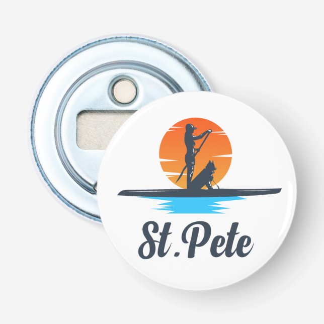 St Pete Button Flaschenöffner (Vorderseite)
