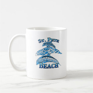 St. Pete Florida Strandurlaub Stammesdelphine Kaffeetasse