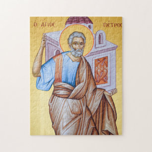 St. Peter Apostle Orthodox Christliches Symbol Puzzle
