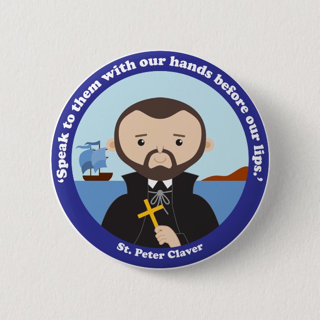 St. Peter Claver Button (Vorderseite)