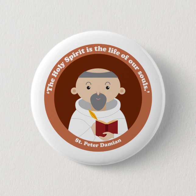 St. Peter Damian Button (Vorderseite)