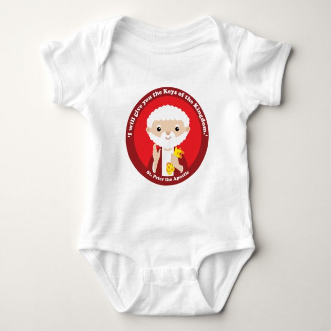 St Peter der Apostel Baby Strampler (Vorderseite)