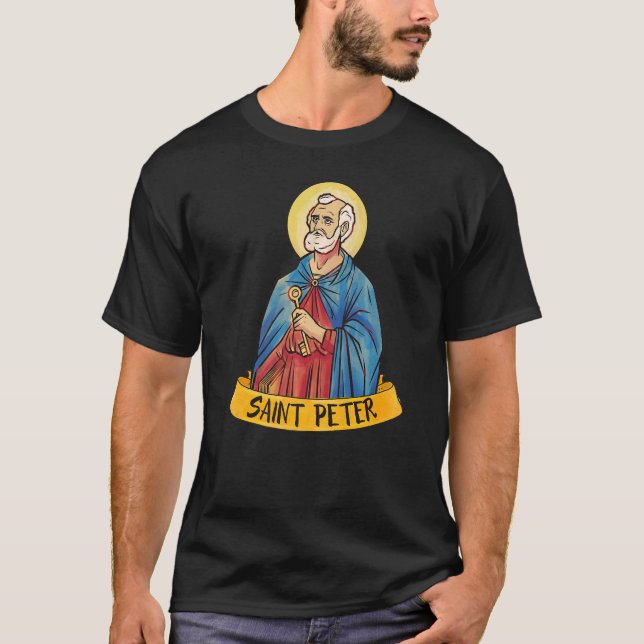 St. Peter der Apostel hält für das Königreich Kath T-Shirt (Vorderseite)