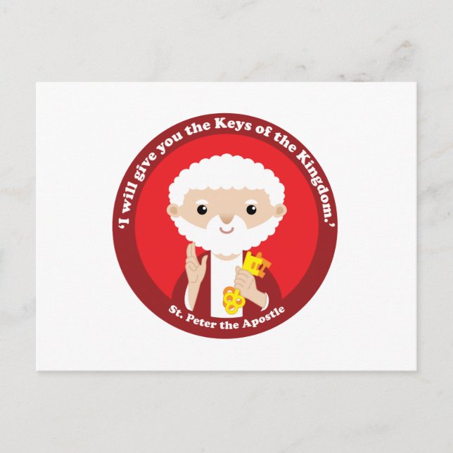 St. Peter der Apostel Postkarte (Vorderseite)