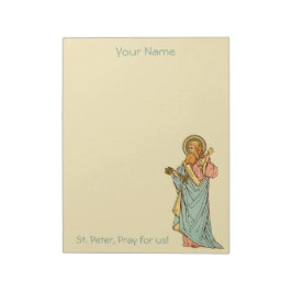 St. Peter der Apostel (RLS 14) 8.5"x11" Notizblock