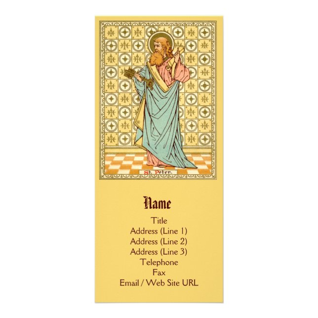 St. Peter der Apostel (RLS 14) (Stil 1) Werbekarte (Vorne)