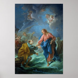 St. Peter Eingeladen zum Wasserspaziergang, 1766 Poster