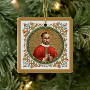 St. Peter Faber (BK 051; berühmtes Zitat) Keramikornament