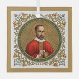 St. Peter Faber (BK 051; berühmtes Zitat) Ornament Aus Glas