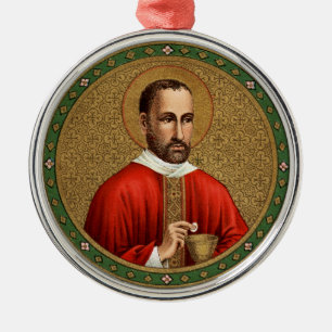 St. Peter Faber (BK 051) Round Ornament Aus Metall