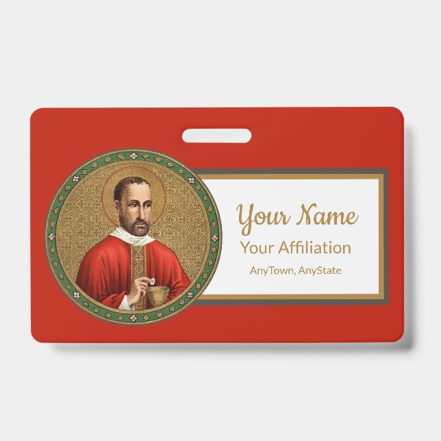 St. Peter Faber (BK 051; Style 2) Ausweis (Vorderseite)