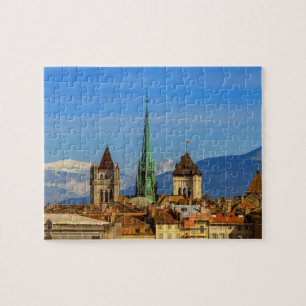 St. Peter Kathedrale, Genf, Schweiz Puzzle