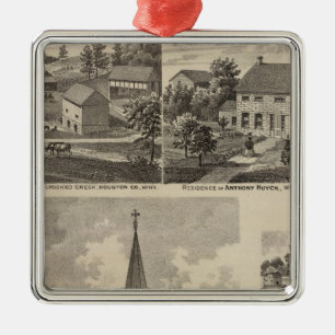 St Peter Kirche, Caledonia, Minnesota Ornament Aus Metall