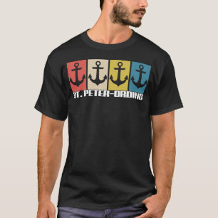 St Peter Ording Anker Vintage Meer Retro St Peter T-Shirt