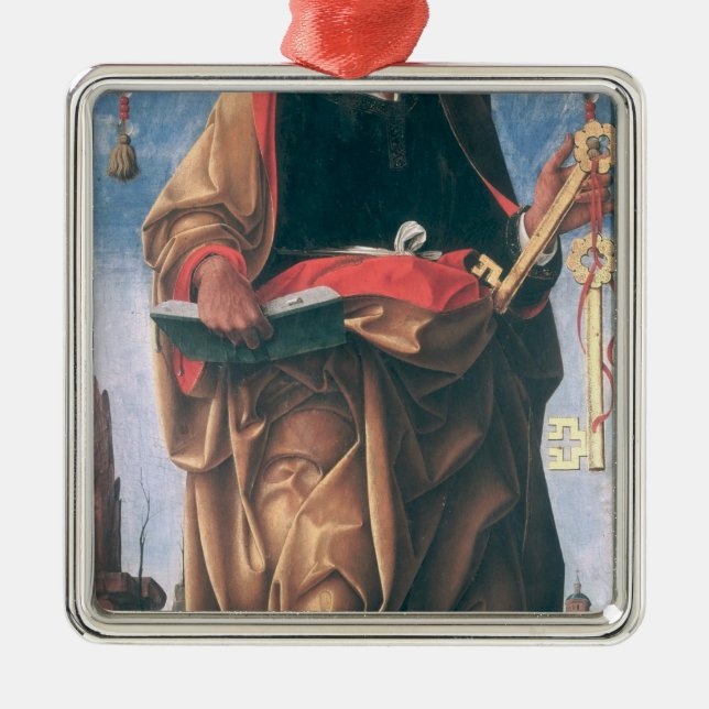 St Peter Silbernes Ornament (Vorne)