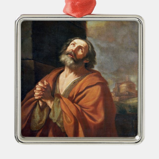St Peter Silbernes Ornament (Vorne)