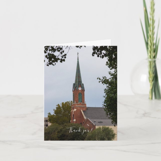 St Peter Steeple Dankeskarte (Vorderseite)