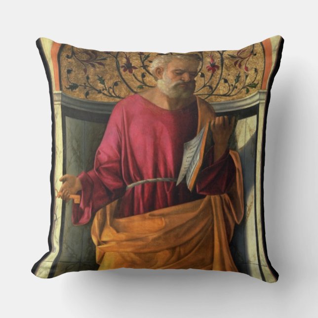 St Peter (Tempera auf Leinwand) Kissen (Vorderseite)
