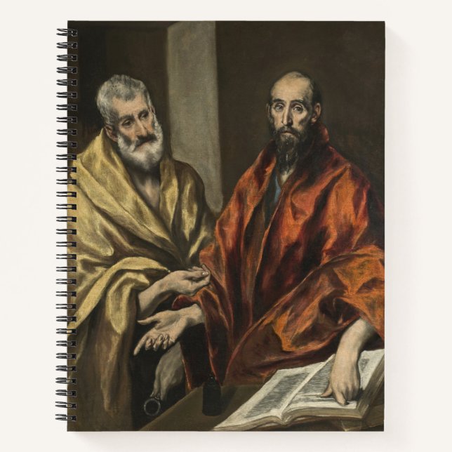 St. Peter und St. Paul | c.1605-8 (Öl auf Leinwand Notizbuch (Vorderseite)