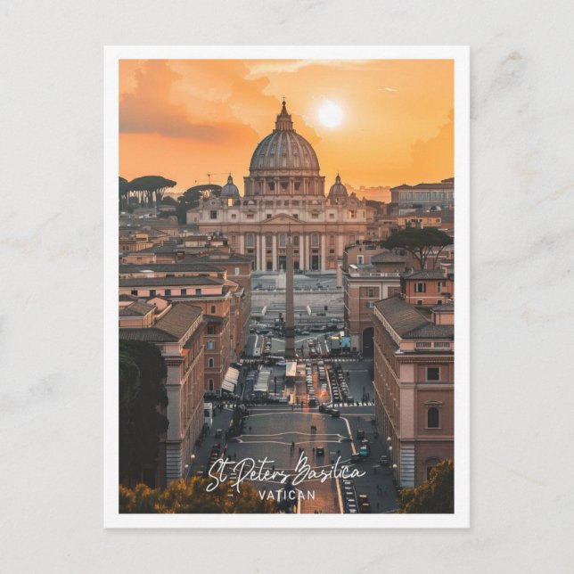 St Peters Basilica Postkarte (Vorderseite)