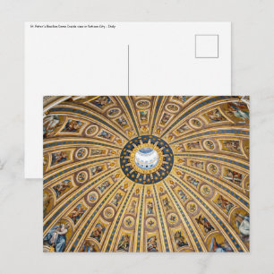 St. Peters Basilika Kuppel - Vatikan, Rom, Italien Postkarte