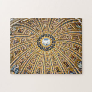 St. Peters Domkuppel - Vatikan, Rom, Italien Puzzle