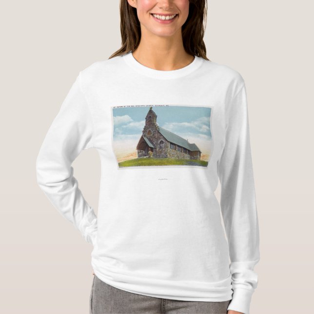 St., Peters-durch-d-MeerEpiskopale Kirche T-Shirt (Vorderseite)