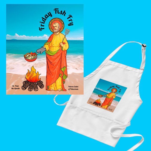 St. Peter's Friday Fish Fry Schürze (Von Creator hochgeladen)