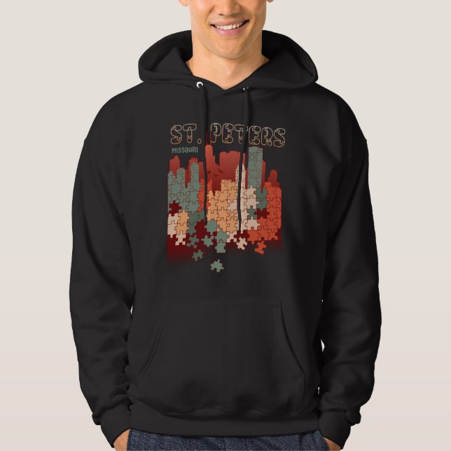 St Peters In Missouri Travel Souvenir Hoodie (Vorderseite)