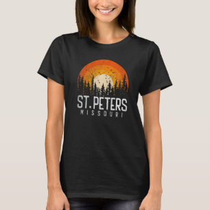 St Peters Missouri MO Retro Vintag 70er 80er 90s T-Shirt
