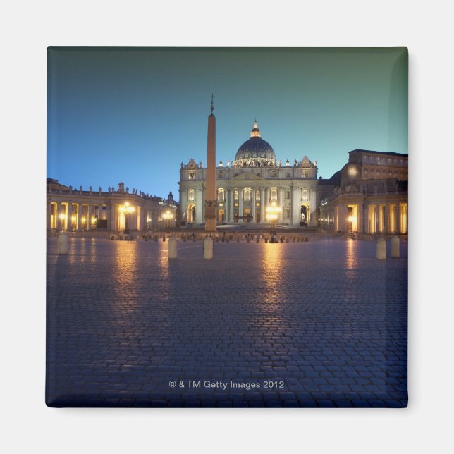 St Peters Square, Rom, Italien Magnet (Vorne)