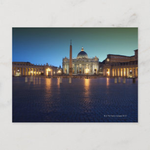 St Peters Square, Rom, Italien Postkarte