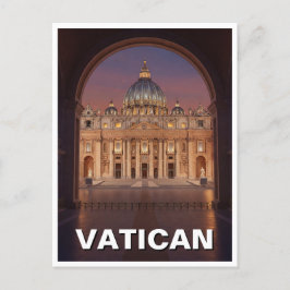 St Peters Vatican City Travel Postkarte