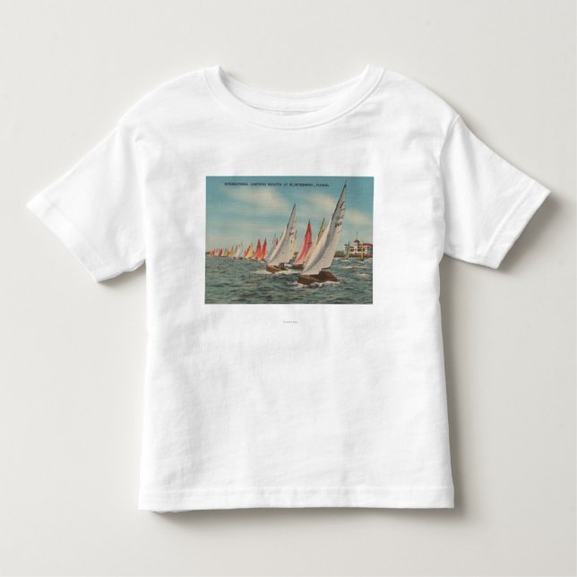 St. Petersburg, FL - Ansicht von BlitzRegatta Kleinkind T-shirt (Vorderseite)