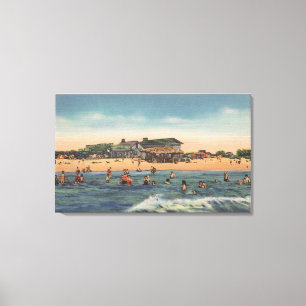 St. Petersburg, FL - Aussicht auf die Schatzinsel Leinwanddruck