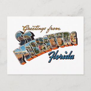 St Petersburg FL Postkarte