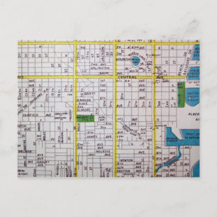 St. Petersburg, FL, Vintage Karte