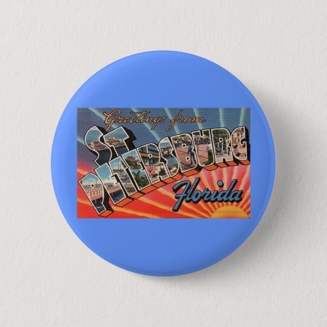 St. Petersburg Florida Button (Vorderseite)