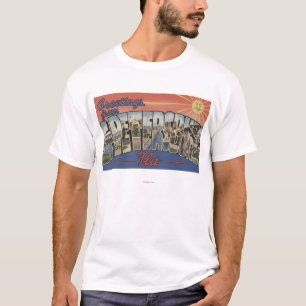 St. Petersburg, Florida - große Buchstabe-Szenen  T-Shirt