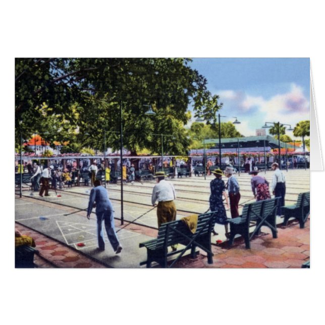 St. Petersburg Florida Shuffleboard Courts (Vorderseite (Horizontal))