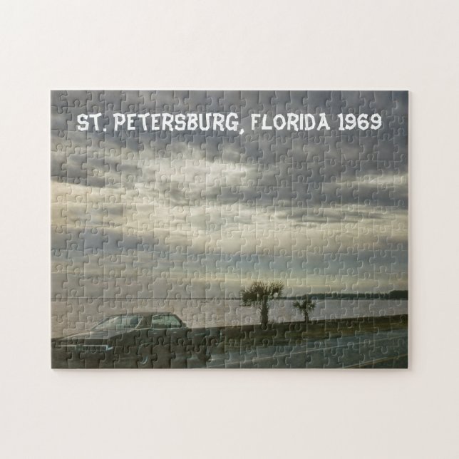 St. Petersburg Florida Sunset 10x14 Foto Puzzle (Horizontal)