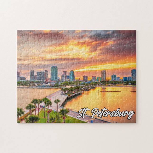 St. Petersburg, Florida, Vereinigte Staaten Puzzle (Horizontal)