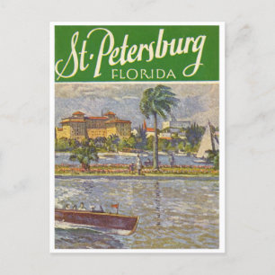 St. Petersburg Florida Vintag 1926 Postkarte