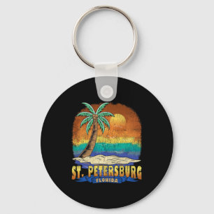 St. Petersburg Florida Vintag gebeugtes Souvenir Schlüsselanhänger