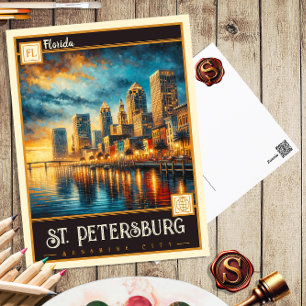 St. Petersburg, Florida Vintage Ansichtskarte Postkarte