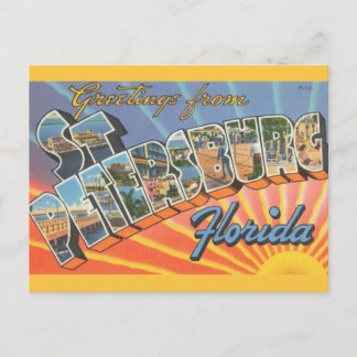 St. Petersburg Gruß Postkarte